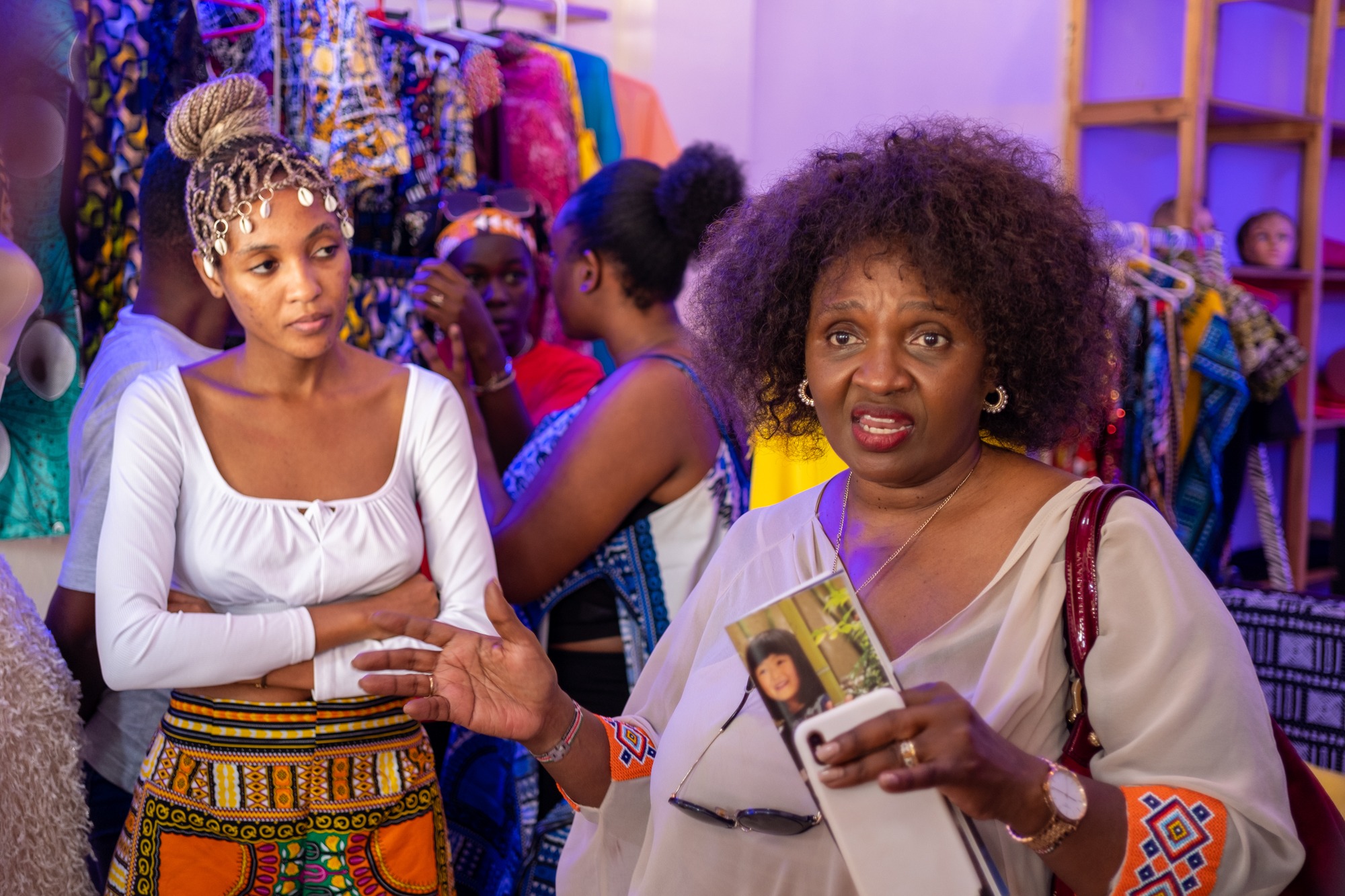Fashion Designers Fanise and Carole Kinati in Malindi, Kenya